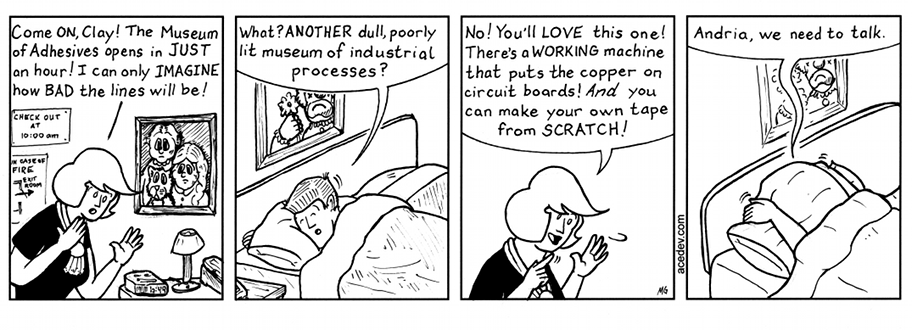 acedev comic, webcomic for Monday 12 Dec 2016
